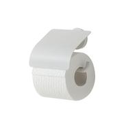 Tiger Porte-rouleau papier toilette avec rabat, Acier Inoxydable, Blanc, 13,8 x 12,6 x 4,5 x 4,5 cm