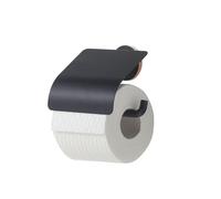 Tiger Urban, Porte-rouleau papier toilette avec rabat, Noir
