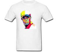 Tiger Woods Art Mens T-Shirt Cotton Unisex Tee White Tops S