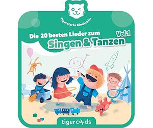 Tigerbox 4168 Tigercard - Les 20 Meilleures chansons pour Chanter et Danser
