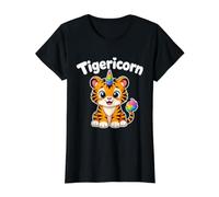 Tigericorn - Licorne Tigre Mignonne T-Shirt Graphique avec Valeur