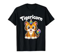 Tigericorn - Licorne Tigre Mignonne T-Shirt Graphique avec Valeur