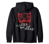 Tigers are Not Afraid Tiger Head Sweat à Capuche