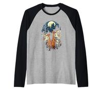 Tigers At The Moon Parodie 3 Tiger Moon Wildlife Animal Manche Raglan