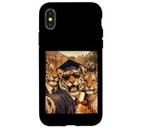 Tigers Graduation Selfie Senior Class of 2026 Drôle Grad Coque pour iPhone X/XS