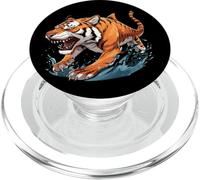 TigerShark - Shark Tiger - Requin fabriqué en Tigre PopSockets PopGrip pour MagSafe