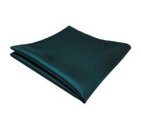 TigerTie Designer cravate en vert foncé unicolor - satin brillant - Tie