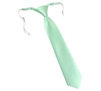 TigerTie Designer Security Cravate de sécurité, en couleur unie, pré-nouée avec élastique, menthe, Taille Unique
