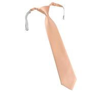 TigerTie Designer Security Cravate de sécurité, en couleur unie, pré-nouée avec élastique, saumon, Taille Unique