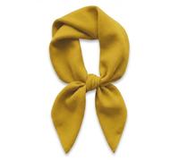 TigerTie Foulard pour femme uni - Dimensions du foulard 60 x 60 cm - 100% coton, ocre, Taille unique