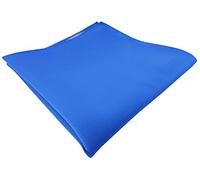 TigerTie Mouchoir de designer uni - Mouchoir de poche, taille 30 x 30 cm, bleu, Einstecktuchgröße: ca. Länge 30 cm, Breite 30 cm