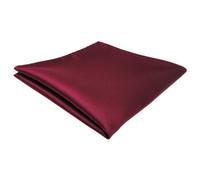 TigerTie pochette rouge bordeaux unicolor - tissu Polyester tissu Pochette