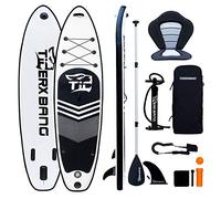 TIGERXBANG Planche de Stand up Paddle Board avec siège Kayak | Planche de Paddle Surf Gonflable 320 x 84 x 15 cm pour Adultes/Enfants | Kit Complet de Surf ISUP