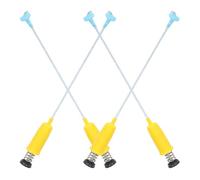 Tiges D’amortisseur pour Lave-linge 4 Pièces, Alliage de Zinc Jaune | Support Équilibré et Absorption des Chocs, Protection du Tissu, Compatibilité pour Buanderie