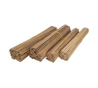 Tiges de bambou multi-tailles, 40 pièces, bâtons en bois, modèle construction inachevé, artisanat artisanal Bâtons de Bois pour Art
