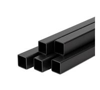 Tiges de carbone creuses de 500 mm utilisées for le drone, profils de modèle carrés en fibre de carbone faciles à usiner 10 pièces(4 * 3 * 500mm)