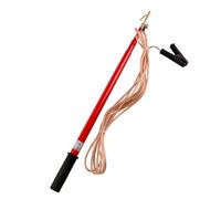 tiges de décharge isolantes Perche de décharge isolée, perche électrique en résine époxy, perche télescopique de sécurité électrique portable, perche de décharge(A,10kV-1m/3.3ft (2 Sections))
