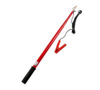 tiges de décharge isolantes Perche de décharge isolée, perche électrique en résine époxy, perche télescopique de sécurité électrique portable, perche de décharge(B,35kV-1.5m/4.9ft(3 Sections))