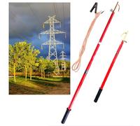 Tiges de décharge télescopiques à double usage et à résistance directe, for l'isolation haute tension et les environnements industriels (10 kV à 220 kV)(3.3Ft(10Kv))