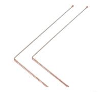 Tiges de détecteur de métaux de 30,5 cm pour localiser les objets perdus | Cuivre à haute conductivité, réponse énergétique sensible, idéal pour la détection de l'eau, la localisation de trésors
