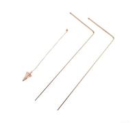 Tiges de divination pour trouver de l'eau et objets perdus - Tiges de sonde en laiton avec pendule en alliage pour enquête paranormale (A)