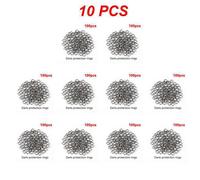 Tiges de fléchettes professionnelles en acier argenté,anneaux de fléchettes,accessoires d'arbre de fléchettes,ressorts éducatifs,vol en nylon,I6M9,lot de 100 à 1000 pièces - Type 4X35X1 1000pcs
