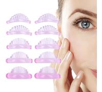 Tiges de levage - Coussinets en silicone réutilisables, outil de levage de cils auto-adhésif, applicateur de maquillage de cils à motif coquillage | Parfait pour le salon de beauté, Professi