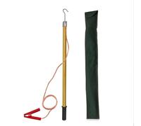 Tiges de modes décharge directe, tige isolée en résine époxy, avec fil cuivre et crochet, jaune 220 kV-3 m/9,8 pieds(Yellow,110kV-2m(79in))