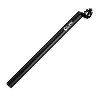 Tiges De Selle Pour VéLo Tige de selle VTT 25,4 27,2 28,6 30,8 mm 350 450 mm Tube de selle en alliage d'aluminium Long pignon fixe Extension de tige de selle Pièces de vélo(B-black 30.4-450)