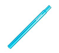 Tiges De Selle Pour VéLo Tige de selle VTT 25,4 27,2 28,6 30,8 mm 350 450 mm Tube de selle en alliage d'aluminium Long pignon fixe Extension de tige de selle Pièces de vélo(A-blue 27.2-350)