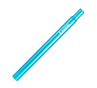 Tiges De Selle Pour VéLo Tige de selle VTT 25,4 27,2 28,6 30,8 mm 350 450 mm Tube de selle en alliage d'aluminium Long pignon fixe Extension de tige de selle Pièces de vélo(A-blue 28.6-350)