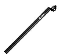 Tiges De Selle Pour VéLo Tige de selle VTT 25,4 27,2 28,6 30,8 mm 350 450 mm Tube de selle en alliage d'aluminium Long pignon fixe Extension de tige de selle Pièces de vélo(B-black 28.6-450)