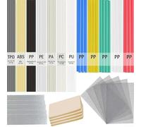 Tiges de soudure en plastique, kit de réparation de 120 pièces pour pare-chocs de voiture, ABS, PP, PU, PE, PA PC, TPO, clous de soudeur solides avec maille en acier