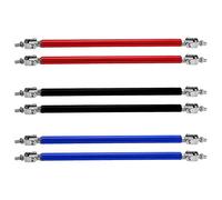 Tiges de support de lèvre de séparateur avant 1 paire de barres de support de pare-chocs avant de voiture réglables de 20 cm(Noir)barre de support reglable pare choc+deflecteur pare choc avant 508