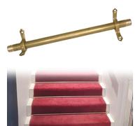 Tiges de tapis d'escalier en laiton antique avec vis, 1 10 pièces, 50,8 cm, support de tapis réglable pour escaliers pour améliorer la décoration intérieure et la sécurité