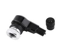 Tiges De Valve De Pneu De Roues en Aluminium 90% De Noir 2Pcs 11.3mm pour Les Pneus Tubeless Standard De Moto(Noir)+Bouchon de Valve Bouchon de Valve Bouchon de Valve Bouchon de Valve Valve Coudee mo