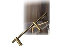 Tiges décoratives en alliage d'aluminium de Type colonne verticale interne, garde-corps de meubles for armoire à vin, bibliothèque, étagère en bois(Gold,L 60cm/23.6")