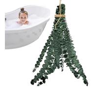 Tiges d'Eucalyptus pour Douche, 10 Tiges Fleurs Séchées Composition Florale Eucalyptus, Ensemble Décoratif Pièce Maîtresse pour Salle de Bain Maison Salon Spa et Appartement