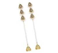 Tiges d'oreilles en mouvement avec mécanisme de fixation sécurisée pour vêtements de tous les jours, bijoux pour femmes, cadeaux pour femmes, pensées en métal mélangé, tiges d'oreilles oscillantes