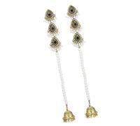 Tiges d'oreilles en mouvement avec mécanisme de fixation sécurisée pour vêtements de tous les jours, bijoux pour femmes, cadeaux pour femmes, pensées en métal mélangé, tiges d'oreilles oscillantes