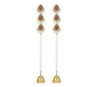 Tiges d'oreilles en mouvement avec mécanisme de fixation sécurisée pour vêtements de tous les jours, bijoux pour femmes, cadeaux pour femmes, pensées en métal mélangé, tiges d'oreilles oscillantes