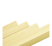 Tiges en bois, Siberian Pine Larch Wood Strips Slats Pack of 10 Unfinished Multiple Sizes for Furniture Woodworking(500 X 10MM X 10MM)