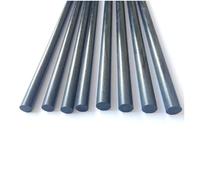 Tiges en Fiber de carbone solide de 0.4m, 10 pièces, renfort léger haute résistance for projets de bricolage et avions RC(1.5mm 0.4m)
