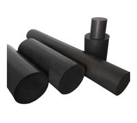Tiges en nylon pur PA6, 1 à 200 pièces, noires, diamètre de 3 mm à 300 mm(Length 250mm,110mm 1pc)
