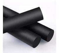 Tiges en plastique, tiges en acrylique, PA6 Nylon Plastic Round Rod 140-150 mm Diameter 0.5 Meters Length Pack of 2(150mm)