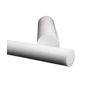Tiges en PTFE - Tige ronde pleine blanche de 300 mm for l'électronique, la mécanique et l'aérospatiale | 1 pièce(55mm)