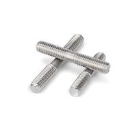 Tiges filetées à double extrémité - 1 à 10 pièces, tiges filetées partielles en acier inoxydable 304, goujons M3-M16 for le travail du bois et l'industrie(130mm M5 5Pcs)