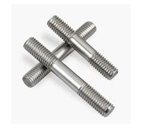 Tiges filetées à double extrémité en acier inoxydable 304 M3 M4 M5 M6 M8 M10 - Vis à goujon durables for usage industriel et alimentaire(60mm M5 2pcs)