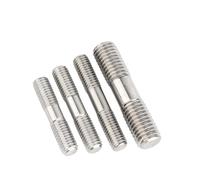 Tiges filetées à double extrémité M3 M4 M5 - Goujons sans tête en acier inoxydable 304 for le travail du bois et l'industrie(M4x30mm 10pcs)