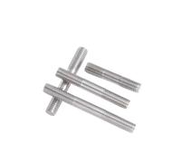 Tiges filetées à double filetage en acier, Assortiment de vis à goujons double extrémité en acier inoxydable 304 M3-M12 16-110 mm(2pcs M8X100)